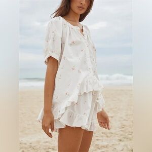 Piyama Sophie Sleep Set in Lily Cotton